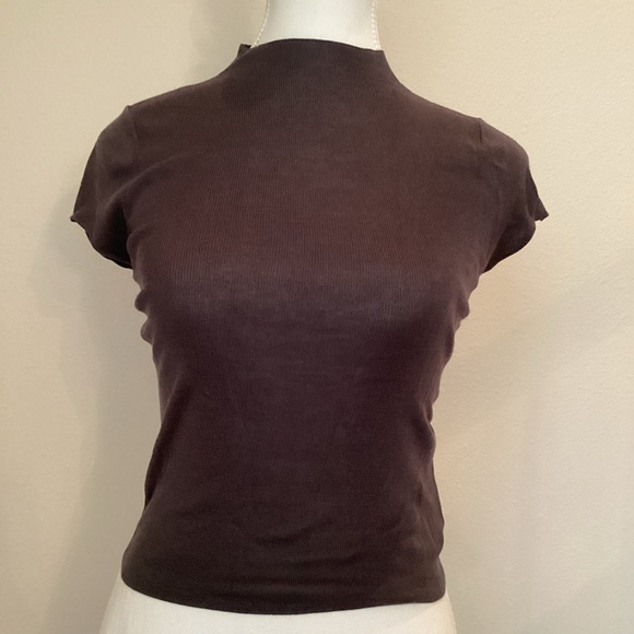Urban Revivo Tops - Size 4 Dark Grey Skinny Knitted Top
